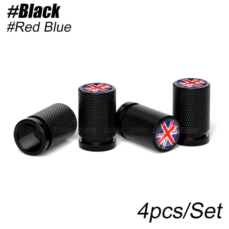 4Pcs New Metal Car Wheel Tire Stem Air Valve Caps Covers For MINI COOPER S JCW F56 F55 F60 R55 R56 R60 Exterior Auto Accessories