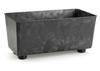 Salvia Black Concrete Flower Box