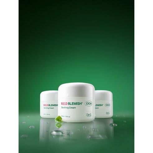 [Quick Soothing] Dr.G Red Blemish Cica Soothing Cream Calming Moisturizer for Sensitive Skin 50ml X 2 Set