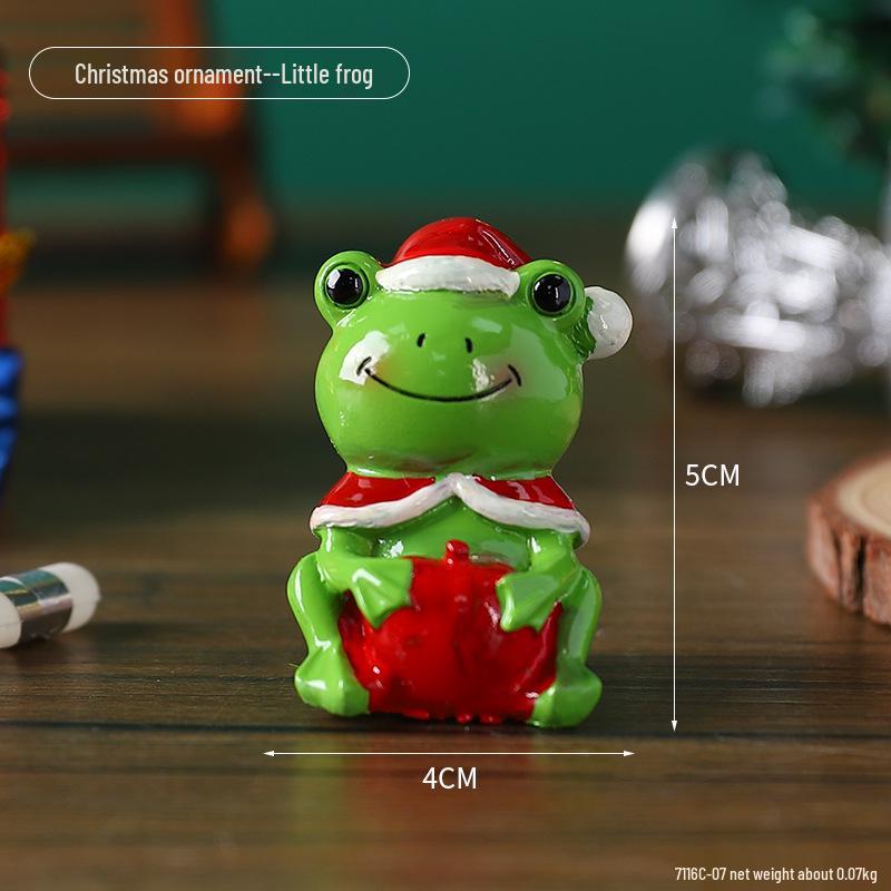 Mini-Weihnachtsschmuck: Niedliche Harzdekorationen für Kinder, kleine Geschenke und Tischbäume