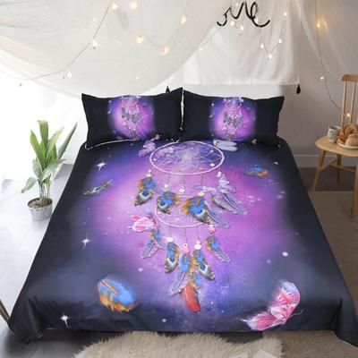 Bed Set Dream Catcher Feather Beding-set Wind Chimes Duvet Set Comfortable Quilt Cover Bedrom Set Home Textiles Bedclothes Ropa De Cama
