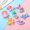 10 Pcs New Cute Cartoon Marine Animal Series Dolphins Resin Scrapbook Diy Jewelry Children Gift Hairpin Accessories A82