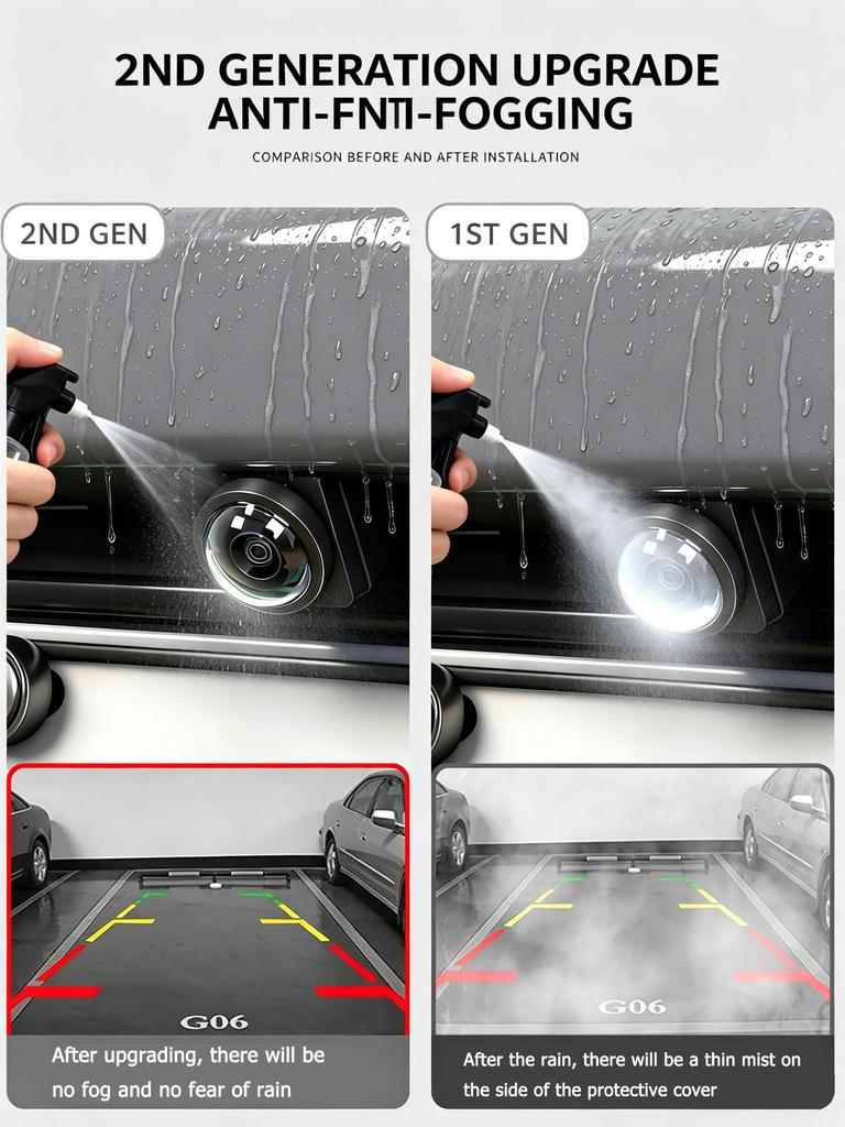 For BYD Sea Lion 06 EV/DM-I Car Camera Protective Cover 360 Lens Protective Cover Rain And Fog Proof Cover Accessories