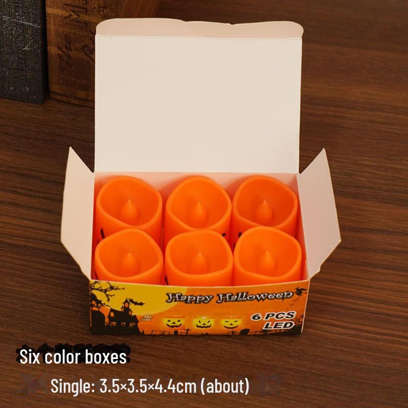 Halloween Portable LED Pumpkin Lantern Candle Lamp for Party Decoration