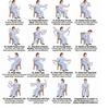 2Pcs Chair Exercise for Seniors 30-Day Plan Poster Seated Tai Chi Workout Chart for Elderly Low Impact Mobility Fitness