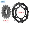 520-15T 520 41T Motorcycle Front Sprocket Gear Wheel for Kawasaki GPZ400 R ZX400D