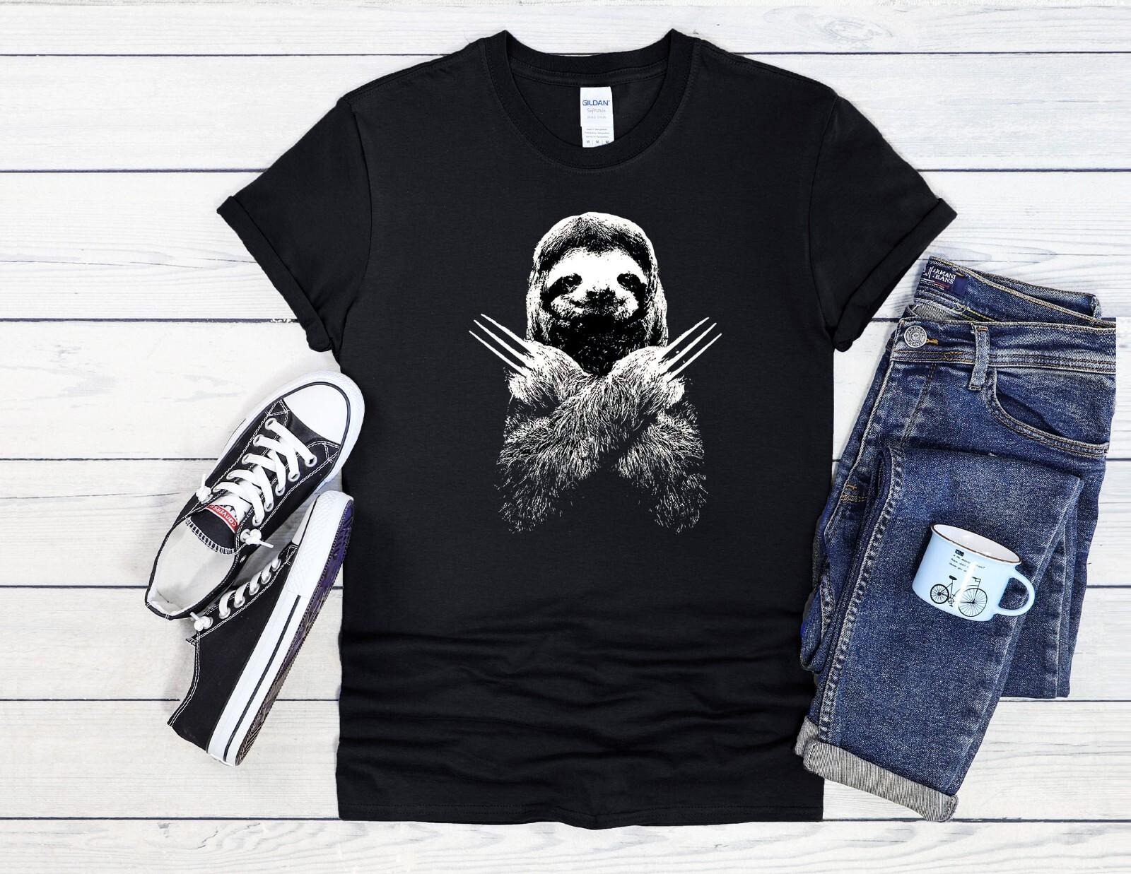 26 Wolversloth Wolverine Sloth Cool Men Women Unisex T Shirt Hoodie Baseball 3041 Unisex T-Shirt XL
