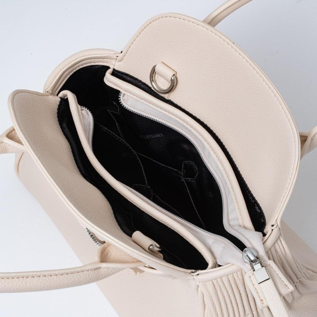 Jill Stuart Handbag Crystal Buckle Feminine Belt Design JSLH5CH2 Ivory 2-Way [Improp] Women's