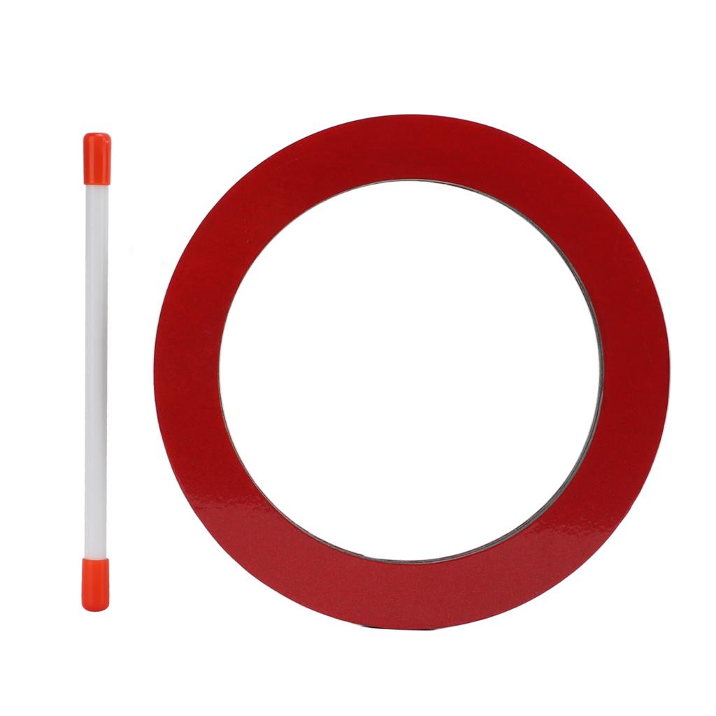 Hand Drum Compressed Board Resin Skin Red Children Enlightenment Percussion InstrumentRound Drum