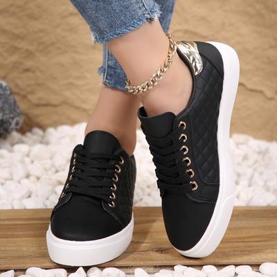 Fashion 2024 New Autumn Women's Fashionable Breathable Casual Flat Sneakers