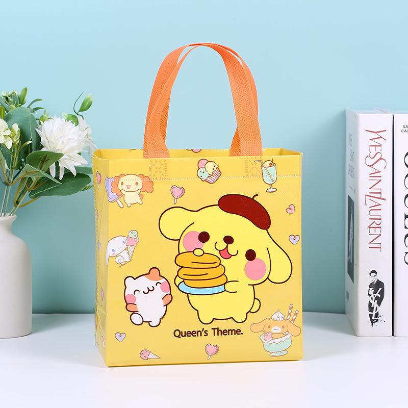 Cross-Border Explosion Sanrio Cartoon Student Tote Bag, Creative Non-Woven Shopping Bag