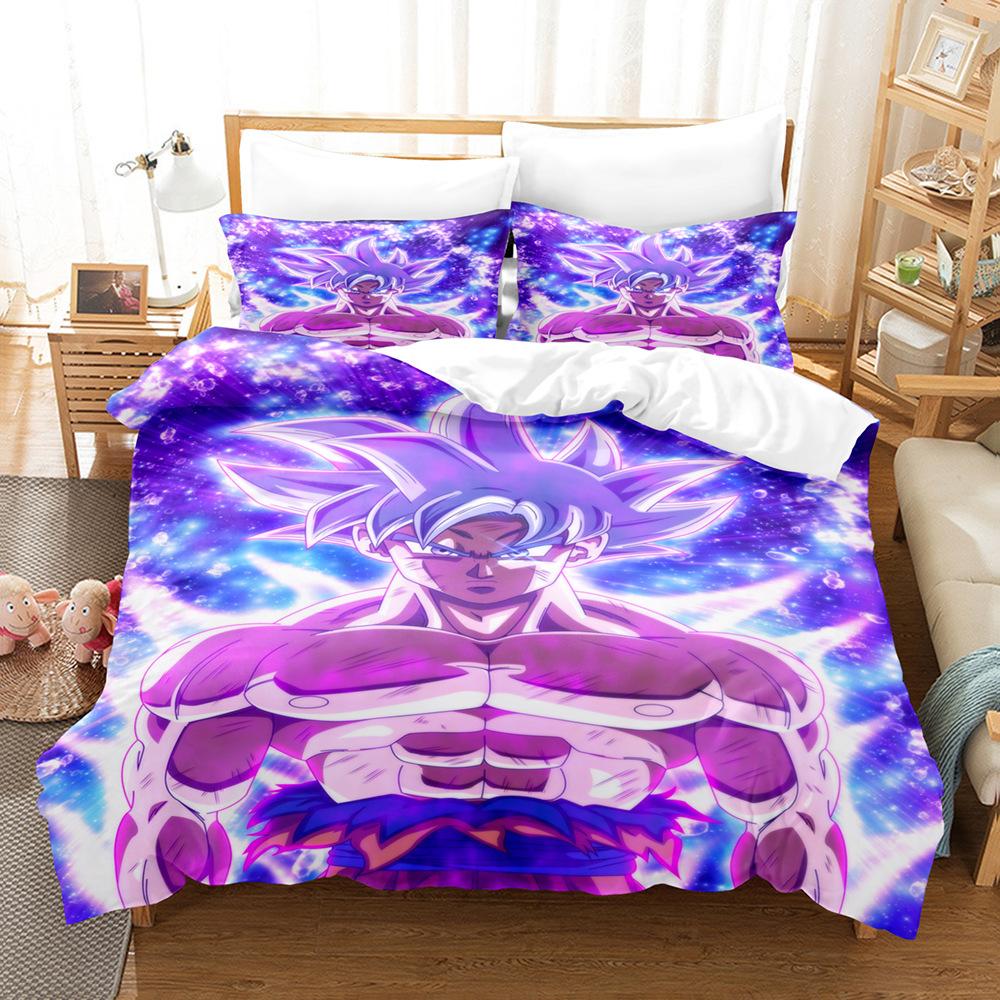 Digital Printing Three-Piece Animation Three-Piece Home Textile Bed Sheet Kit