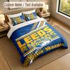 Bettwäsche-Set 1 Bettbezug 2 Kissenbezüge Leeds Rhinos Druck Weiche Bettwäsche Schlafzimmer Dekoration