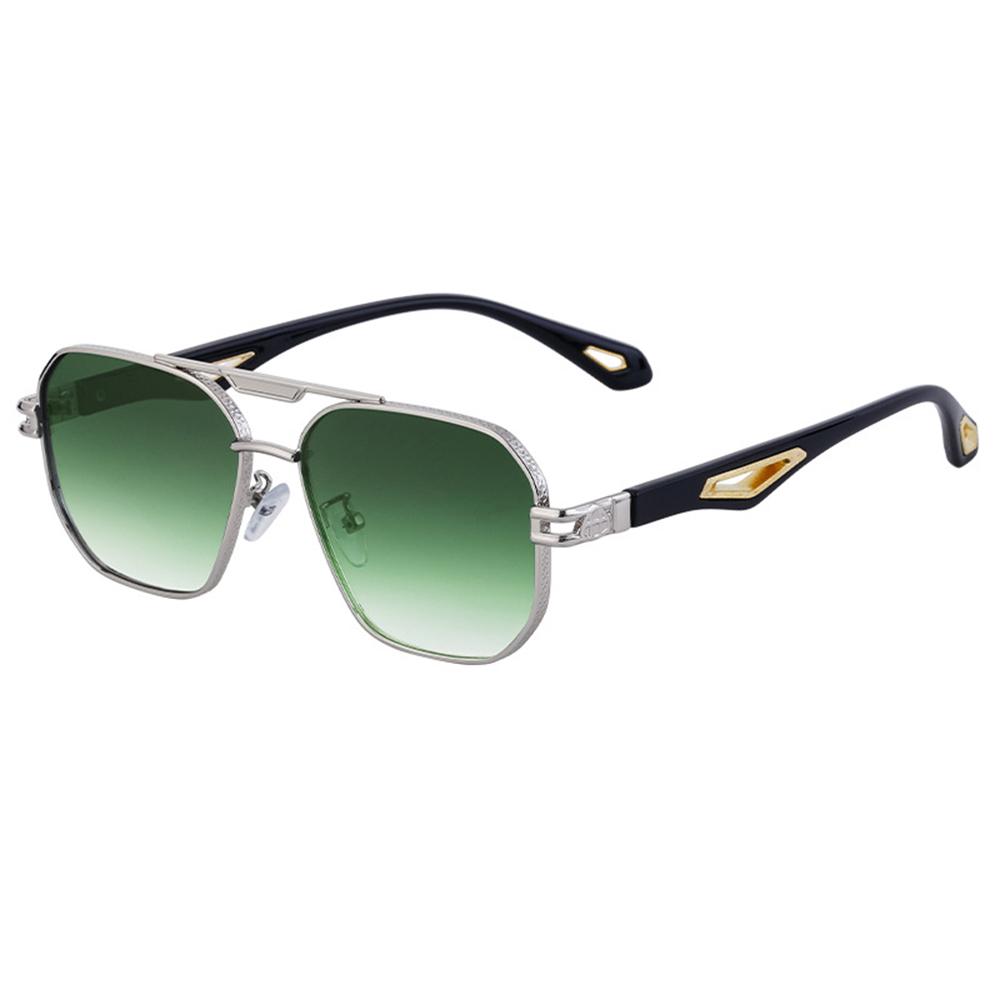 New Vintage Square Sunglasses Goggle Men Women Fashion Classic Double Bridge Gradient Shades Retro Designer Outdoor UV Eyewear