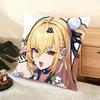 Game Zenless Zone Zero Cushion Cover Soft Short Plush Pillow Cover Smooth Cozy Texture Aesthetic Cushion Case Home Decor