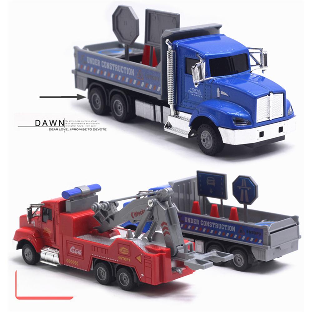1/43 Diecast Legierung Metall 21CM Abschleppen Kran Straßenbau Fahrzeug Modell Spielzeug
