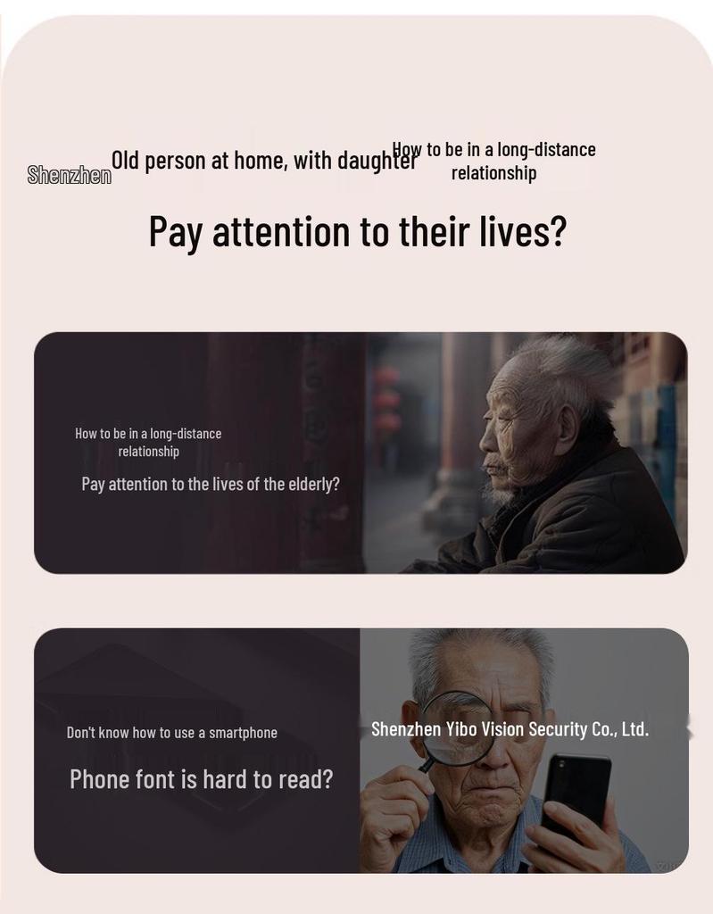 Hopeway Handheld Wifi Video Monitor with Two-Way Calls for Children & Elderly Care