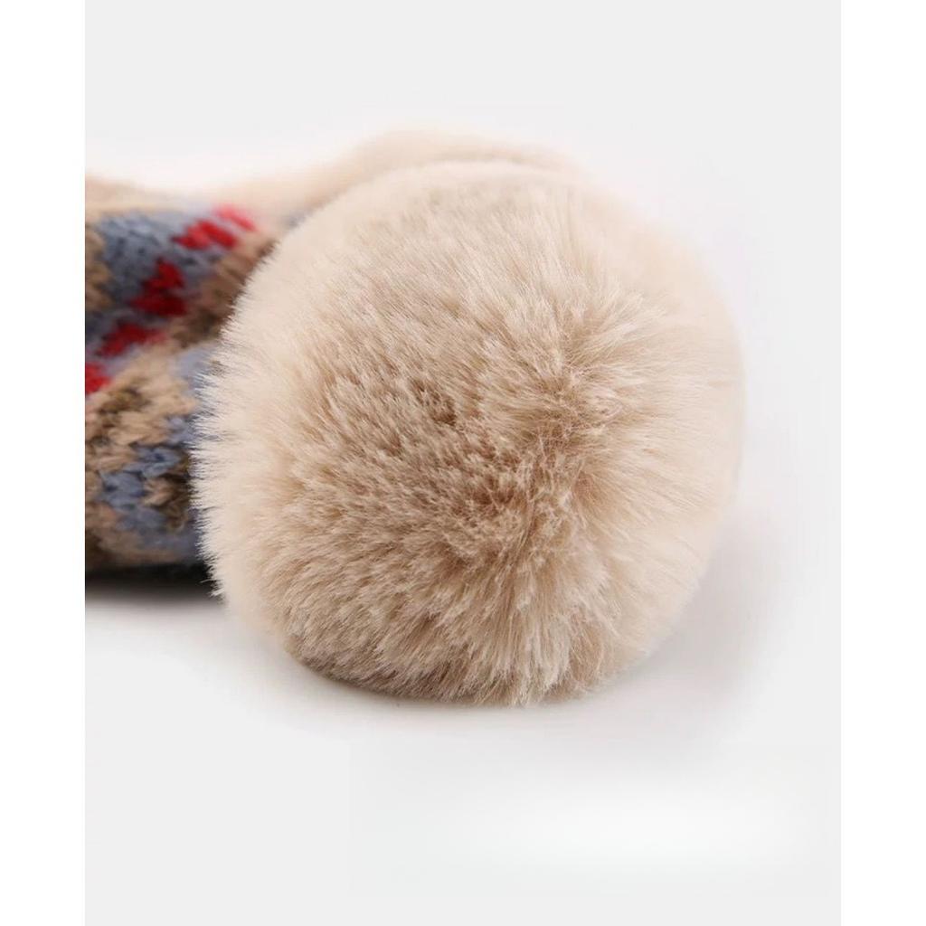 Chapeau en peluche, Chapeau tricoté, Chapeau chaud, Épaissi, Chapeau résistant au froid, Chapeau protège-oreilles