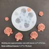 6-in-1 Rose with Leaves Mold: For Plaster, Resin, Mousse, and Aromatherapy
