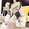 Navava Casual Lettering Pocket Long Sleeve Hoodie Jacket Nc342