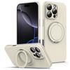 For iPhone 15 Pro Case Compatible with MagSafe Kickstand PC+Silicone Phone Cover