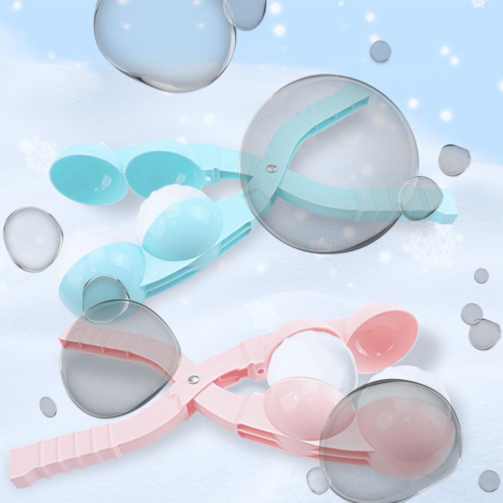 1/3/5Pcs Snow Ball Tongs Multifunctional Snowball Maker Clips Snow Ball Clips Double Ball Sand Mold Tool for Snowball Fight