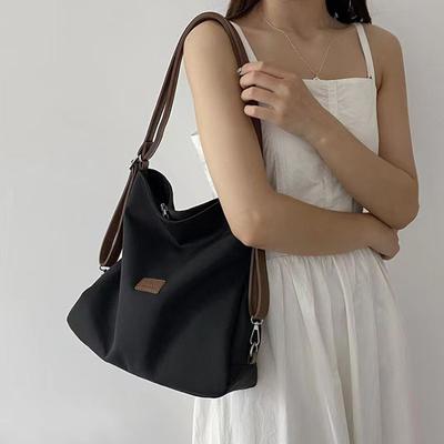 New Canvas Tote Bags Casual Multi-function Shoulder Bags Fashion Women's Handbags Harajuku Contrast Color Crossbody Bags