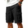 Mens Athletic Shorts Casual Gym Shorts Men with Multi Pockets Loose Fit Workout Shorts Men for Outdoor Sports Running