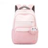 Trendy Lightweight High School Student Girls Schoolbag Large Capacity Burden Reduction Waterproof Backpack Primary School Students Grades 5-6 Book Bag
