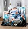 Kevin De Bruyne Flannel Blanket Soft Warm All-Season Throw, Design for Camping, Car Travel, Hiking Sofa, Bed, Office Perfect Gift for Parties