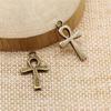 Set of 10pcs Classical Religious Crucifix Necklace Pendant Elegant Alloy DIY Jewelry Accessories Gift For Men Women