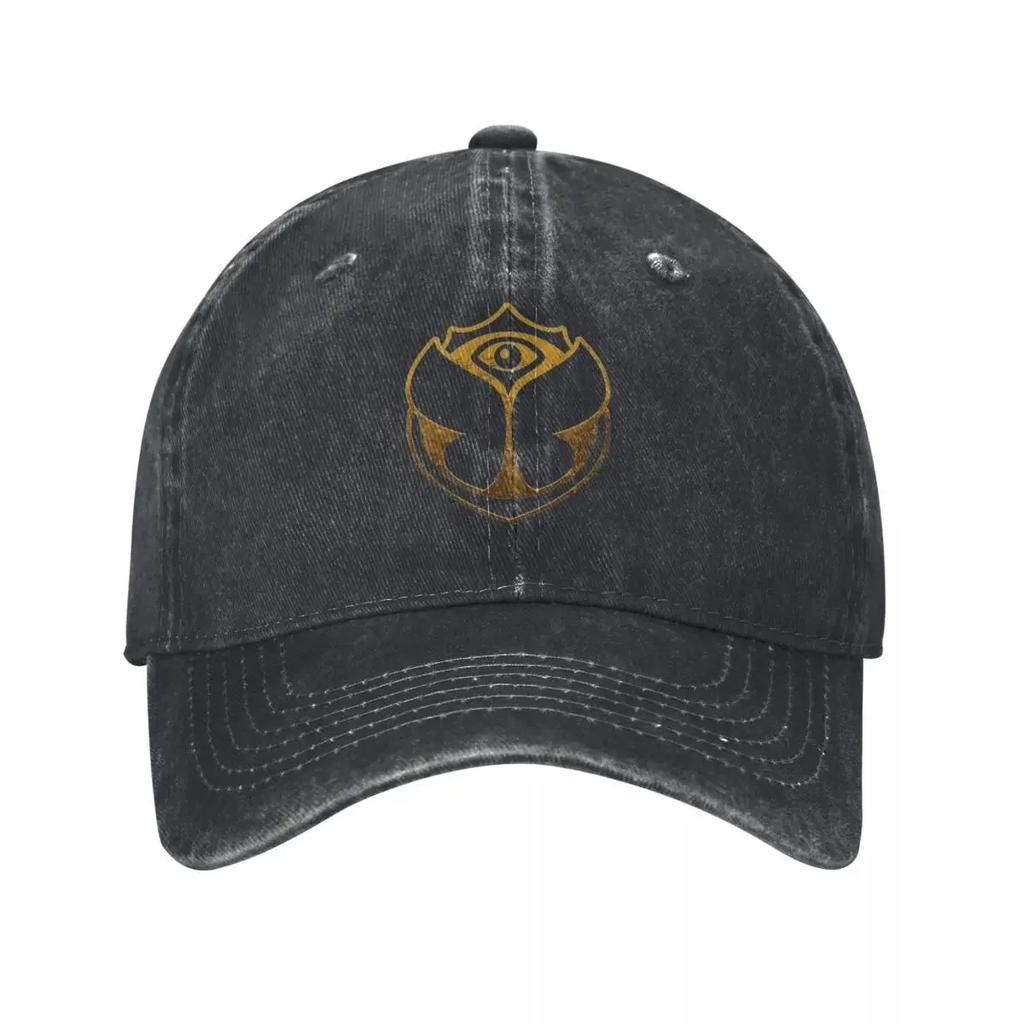TomorrowLand Electronic Music Festival Baseball Cap Gold Logo Tennis Skate Y2k Trucker Hat Unisex Teens Sunscreen Baseball Caps