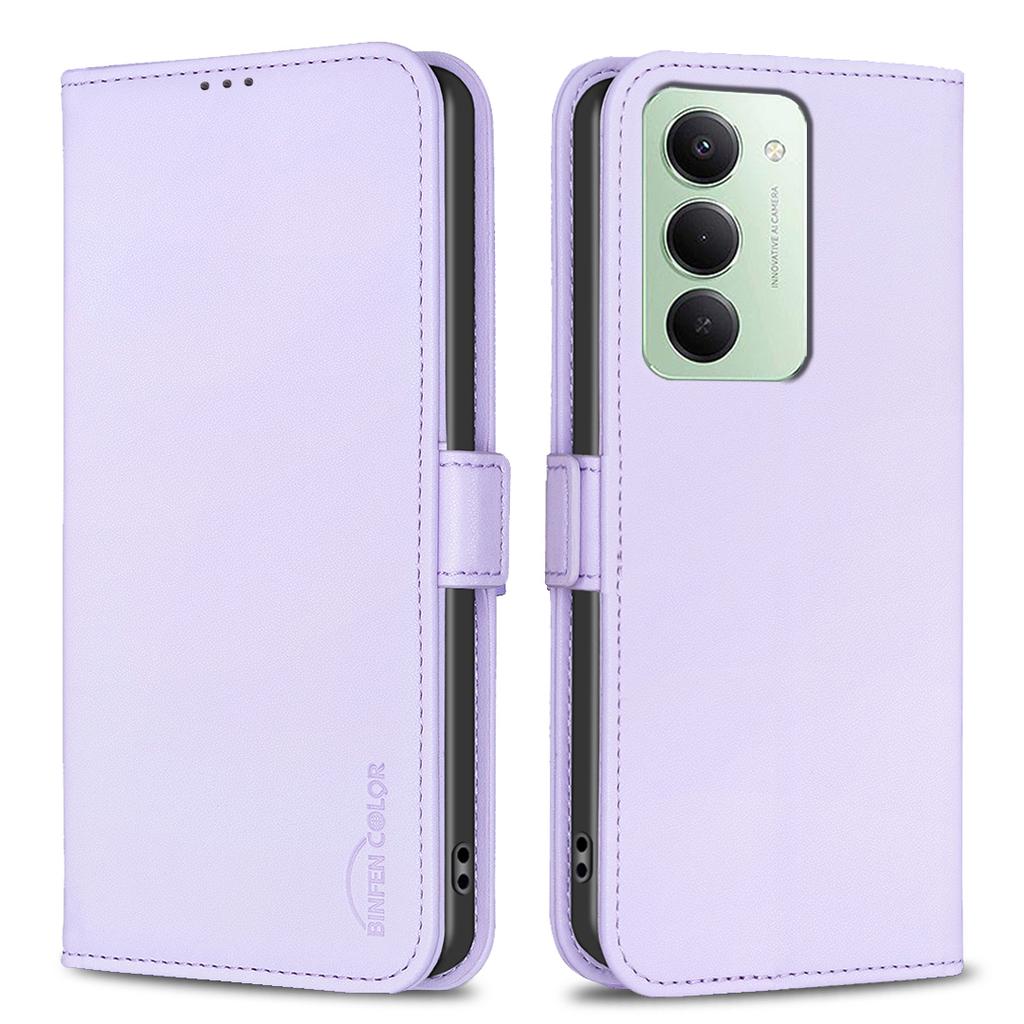 For Xiaomi Redmi 15 5G (Global) (169mm) Case BINFEN COLOR BF31 PU Leather Flip Folio Phone Wallet Cover