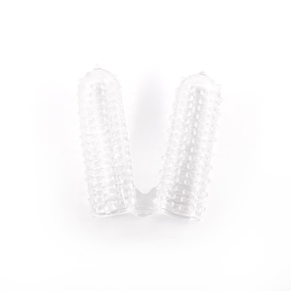 Fingermanschette, G-Punkt-Stimulation, Klitoris-Massage, Vaginalsex, Fingermanschetten, wiederverwendbares Kondom, Sexspielzeug für Erwachsene für Frauen und Paare