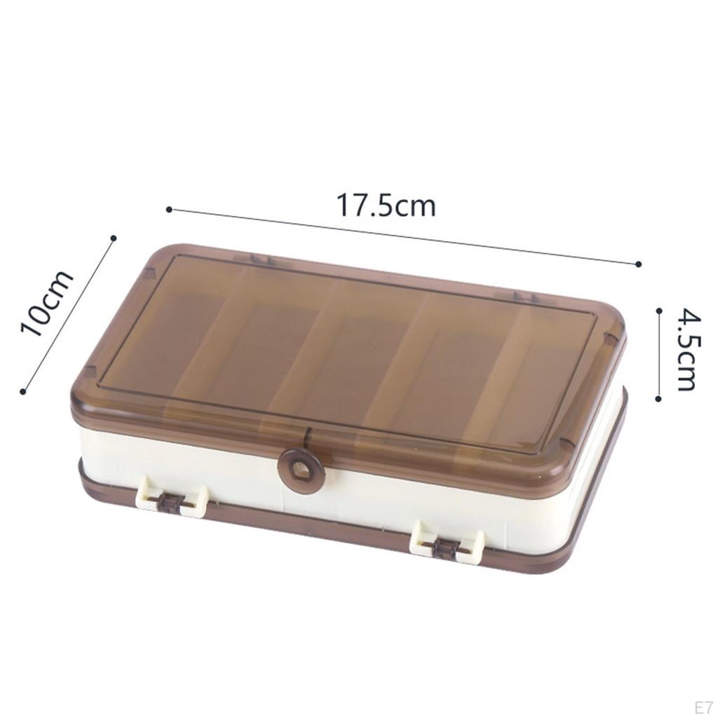 Compact Fishing Tackle Box for Freshwater and Saltwater Anglers