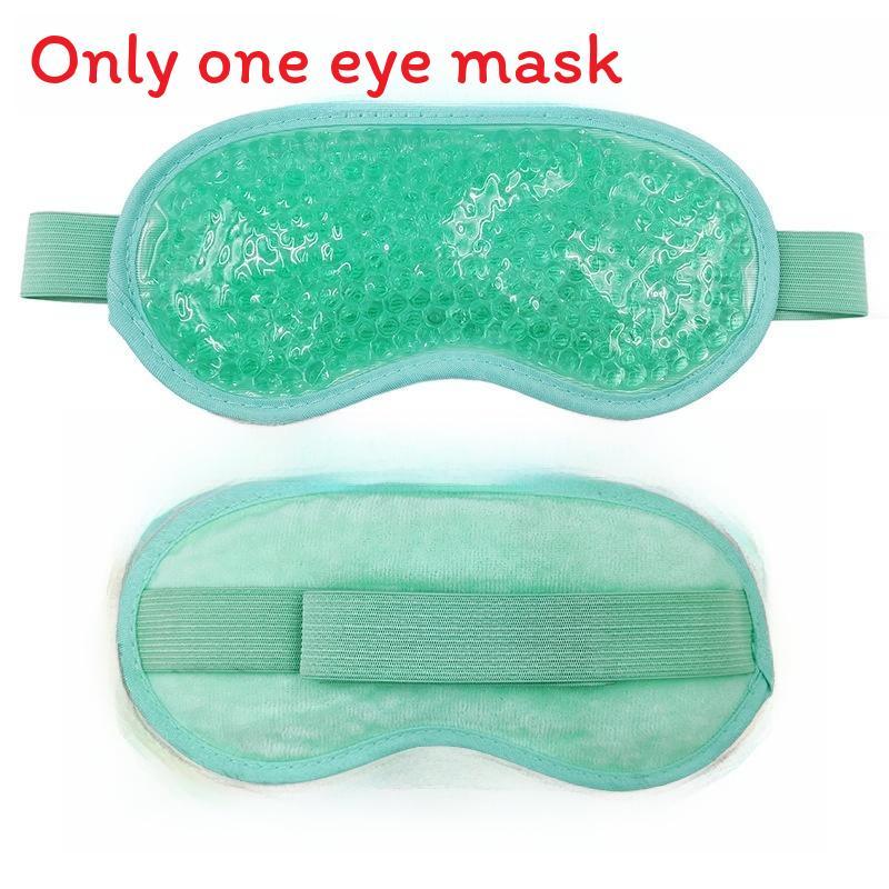 Cold Hot Gel Eye Mask With Reusable Gel Beads For Relaxation And Eye Care