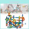 Magnetic Kids Puzzle Blocks With Scene Track For Creative Play And Learning