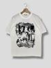 Vintage 80s The Checkers Screw Summer Tour Staff T-Shirt Collectible Japanese Pop Icon Concert Vintage Band Tee Single Stitch White Medium