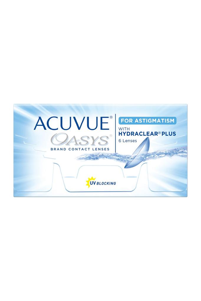 Acuvue Oasis for BC PWR Astigmatism Power Axis Pack of 6 Astigmatism, 8.6, -2.50, -0.75, 180,