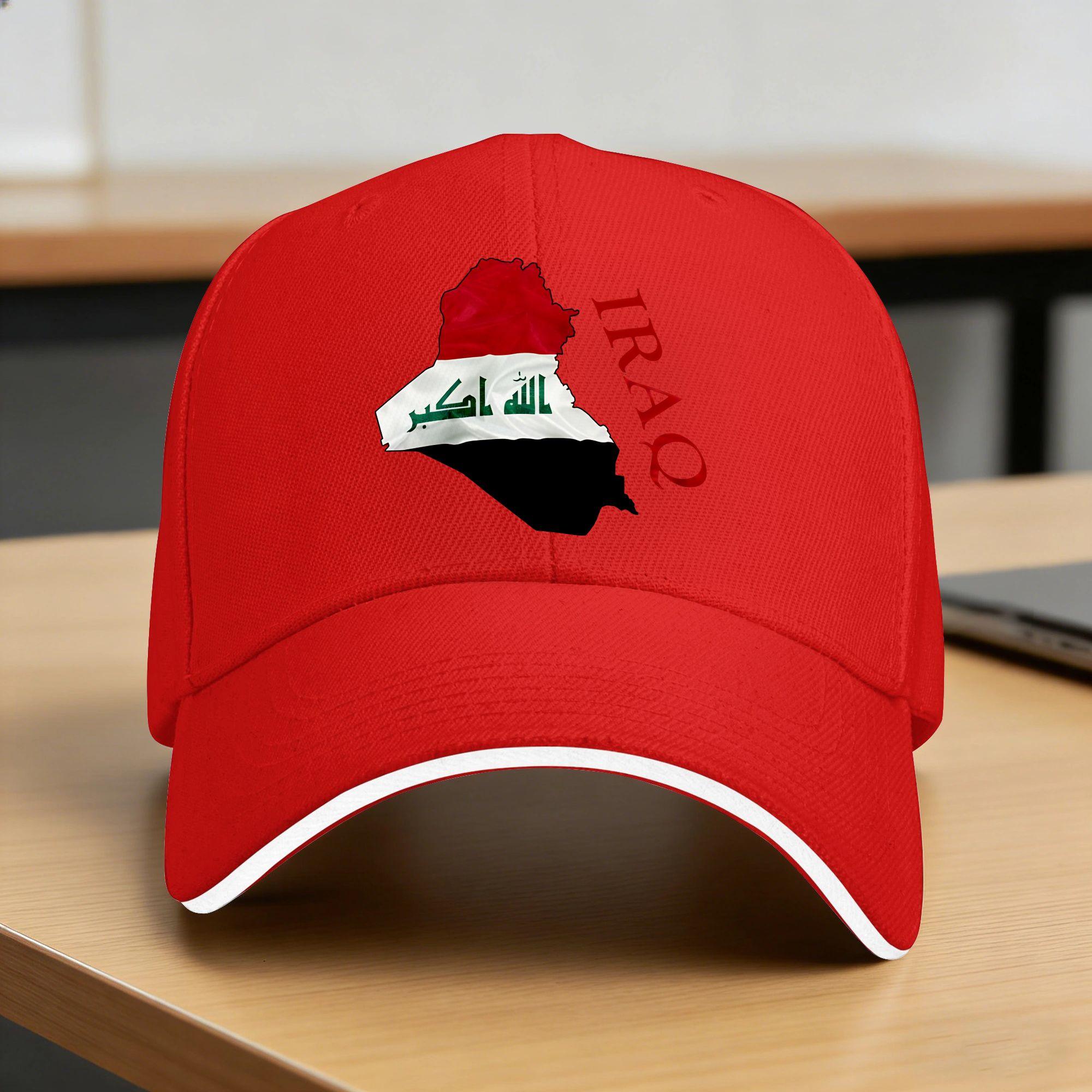 Iraq Flag Map  Love Iraq Sun Baseball Cap  Summer Vintage Trucker Hat For FeUnisex Unisex Outdoor Sports Baseball Caps One Size