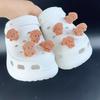 4/8PCS Summer Fashion Shoe Charms Set Accessories for Clogs Shoe Buckle Cute Teddy Dog DIY 3D Shoes Decorations for Bogg Bag