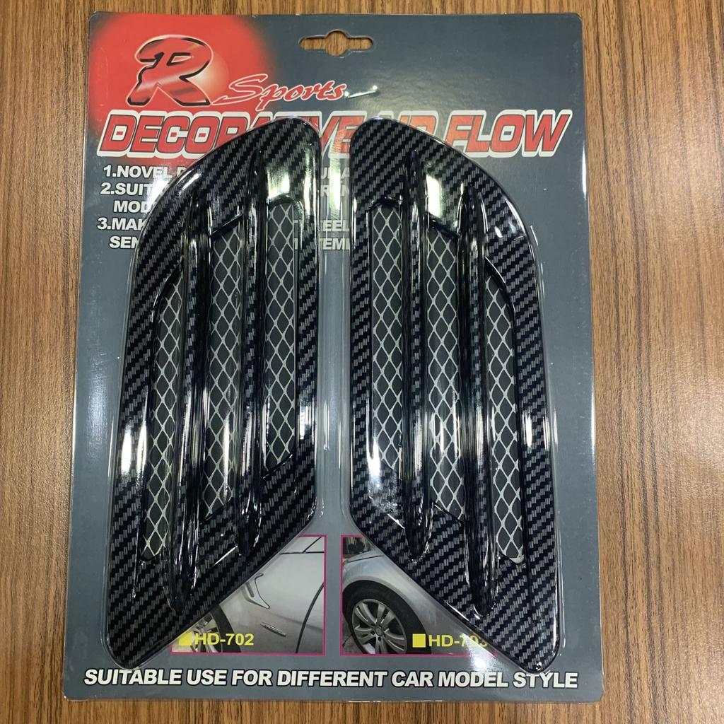 Car Decoration Shark Gills Side Fake Air Inlet Decorative Strips Car Modified Air Inlet Simulation Vents