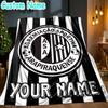 Benutzerdefinierte Decke Juventus FC - Perfekt für Sofa, Bett, Büro und Reisen im Freien - Ideales Geschenk für Weihnachten & Feiertage