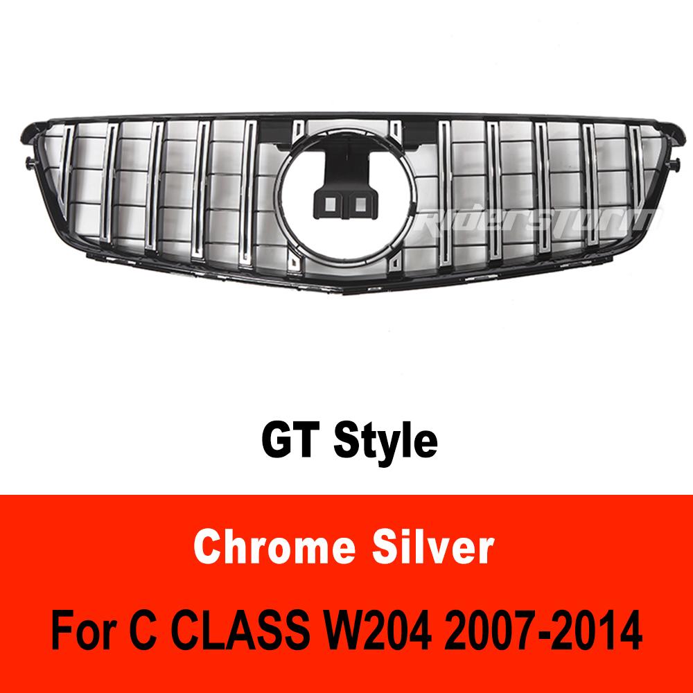 

2008-2014 W204 Решетка Подходит для Mercedes C класса W204 C200 C63 Стиль Передний бампер Решетка C180 C250 C300 Сетка Без эмблемы