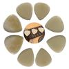 1Pc Guitar Picks, 30x33mm Solid Color Ox Bone Guitar Picks Guitar Bass Plectrums