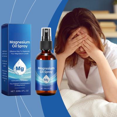 Magnesium Oil Spray, Magnesium Oil Spray,  Natural Magnesium Oil Spray(2 Fl.Oz) 60ml