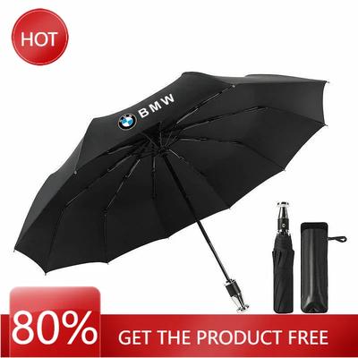 Hot 2025 Car Badge Automatic Folding Windproof Sunshade Umbrella For X1 X3 X5 X7 E39 E46 E60 E70 E90 F10 F15 F20 F25 F30 G20