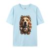 Funny Beagle Dog TShirt Mechanical Engineer Dog Cosie Printed Tops Tees Retro Cotton Men Top Tshirts