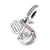 New 925 Sterling Silver Mother 'S Day Gift Mom Heart Lock Dangle Diy Fine Beads Fit Fashion Charms Jewerly Bracelet Accessories