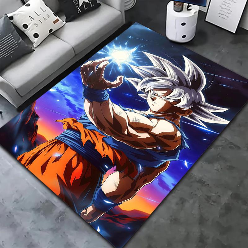 Son Goku Carpet Rug For Living Room Bedroom Home Sofa Decoration,kids Play Nonslip Floor Mat